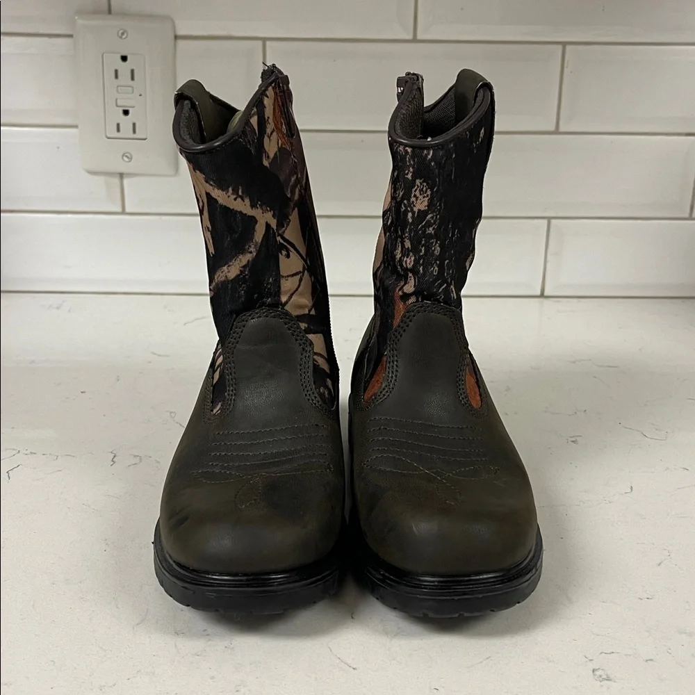 Deer Stags Kids' Tour Waterproof Boot Camouflage 11 Little Kid Western Boots